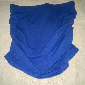 Monrow stretch knit Melange shortskirt with side ruching - New without tags